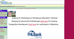 Desktop Screenshot of homebuyereducation.info