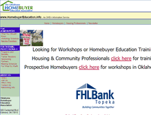 Tablet Screenshot of homebuyereducation.info